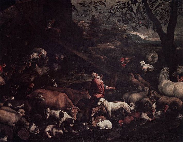 [IMG The Animals Entering Noah's Ark 1570s Jacopo Bassano]